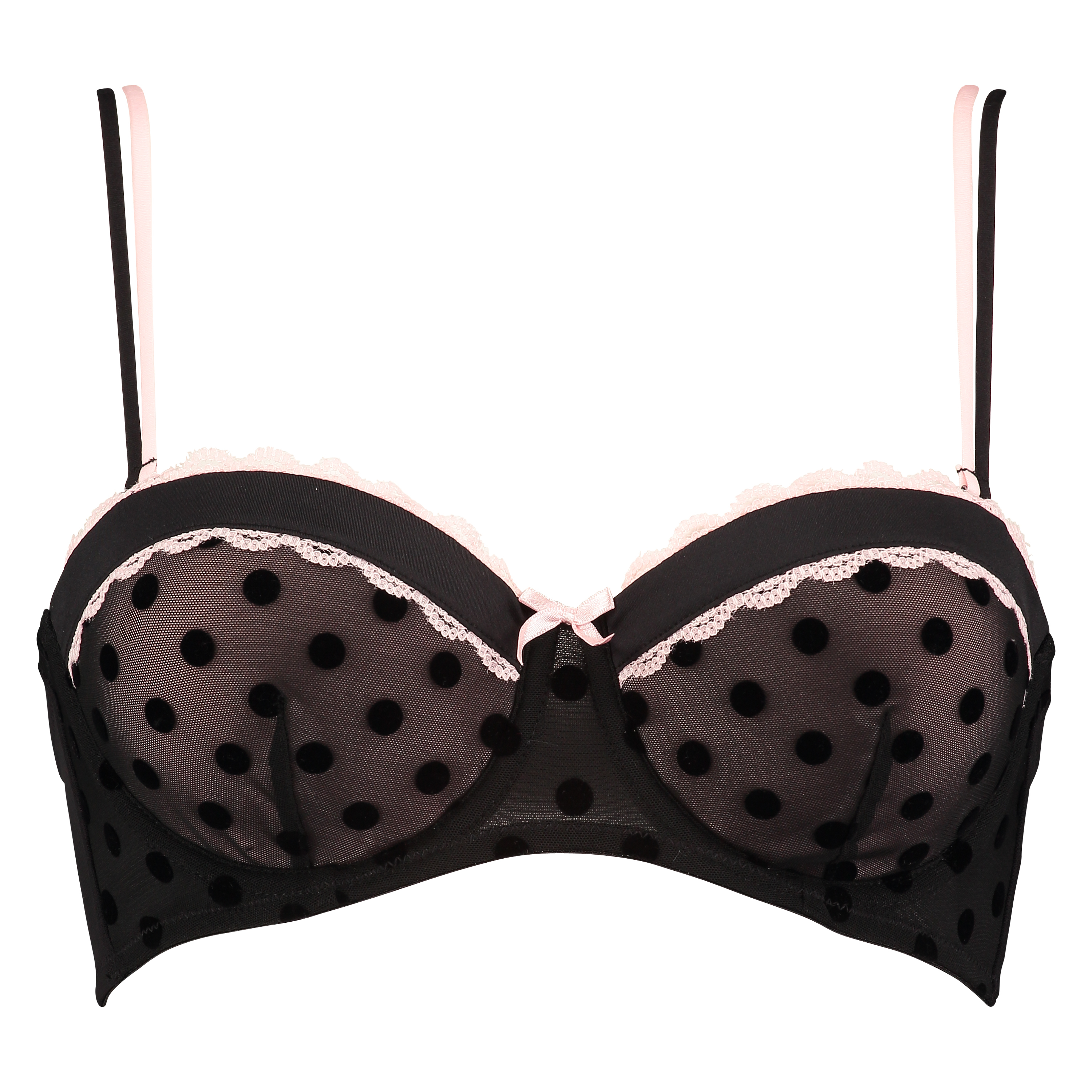 Padded underwired bra Kiara, Black, main