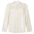 Satin Pinstripe Jacket, White