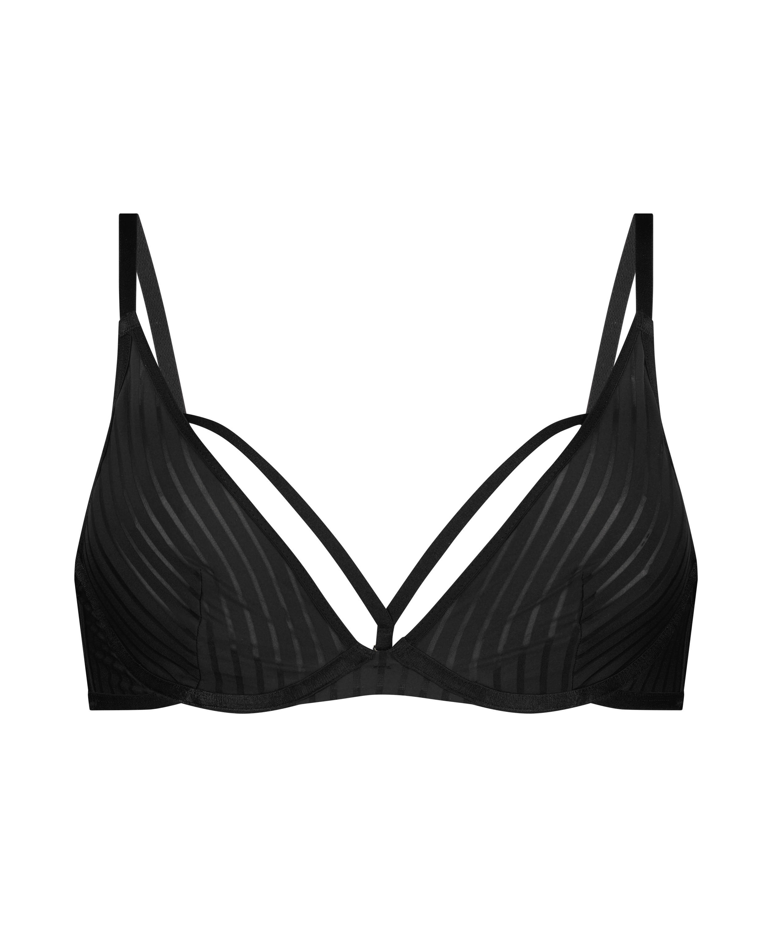 Dana Half-Padded Cup Underwired Bra, Black, main