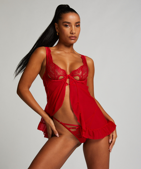 Seraphina Babydoll, Red