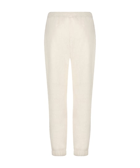Snuggle Fleece Joggers, White