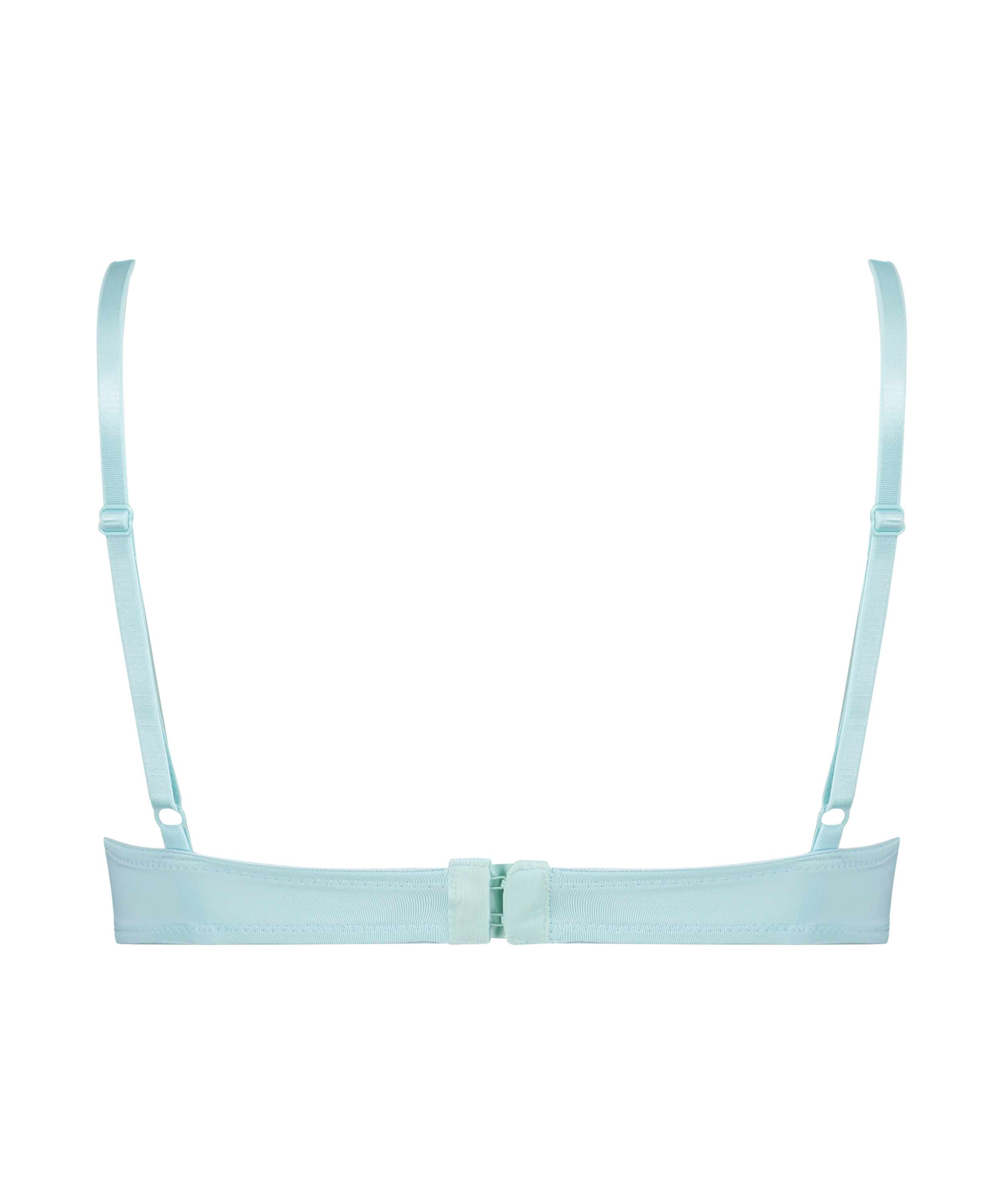 Plunge Padded Underwired Bra, Blue, main