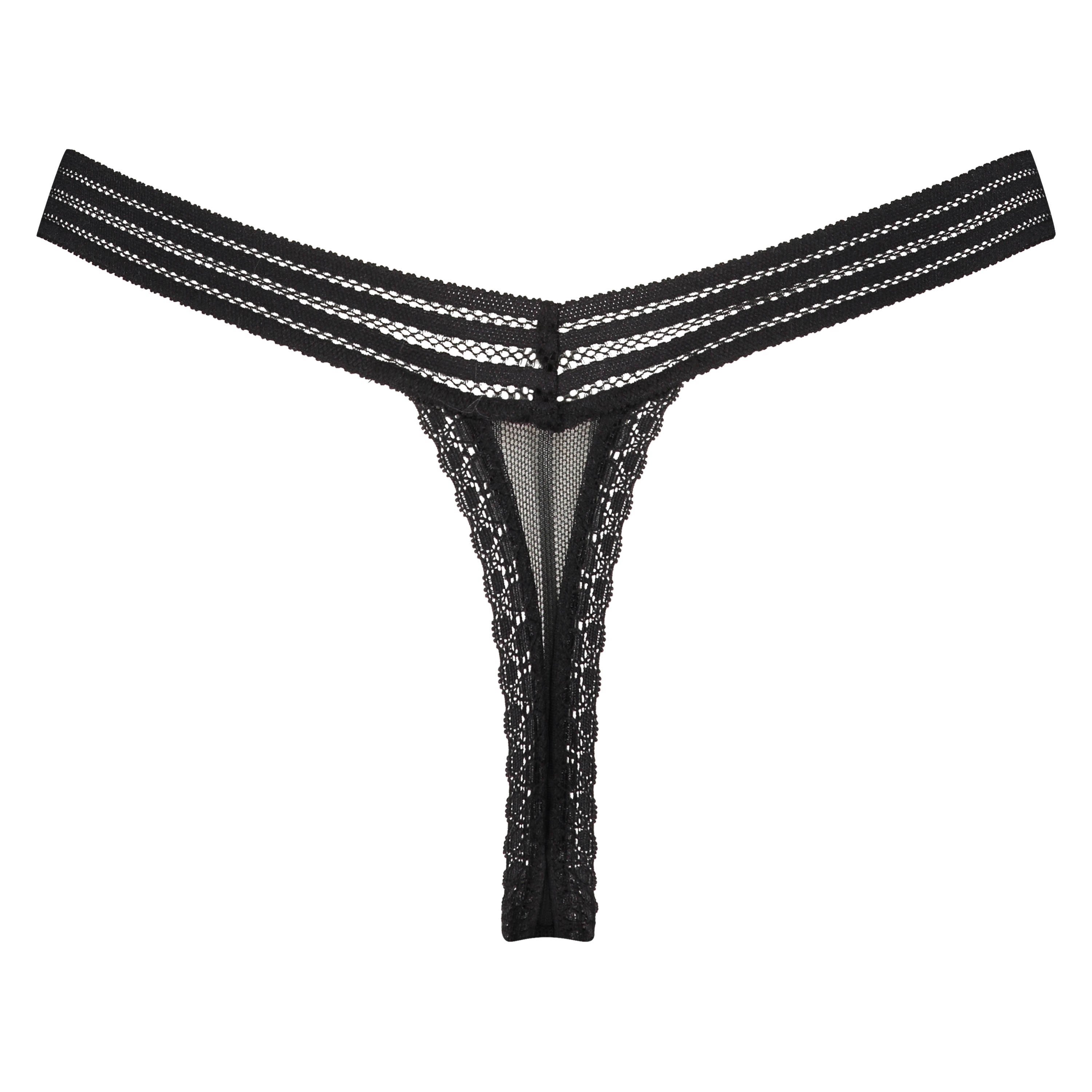 Kira Low Thong, Black, main
