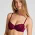Margot Padded Underwired Bra, Purple