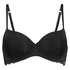 Angie Padded Underwired Bra, Black