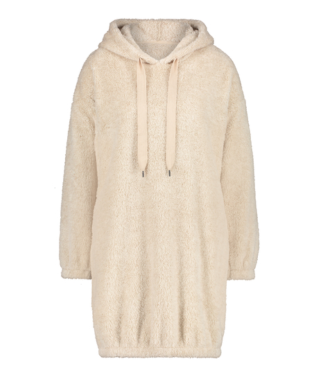 Snuggle Fleece Dress, Beige