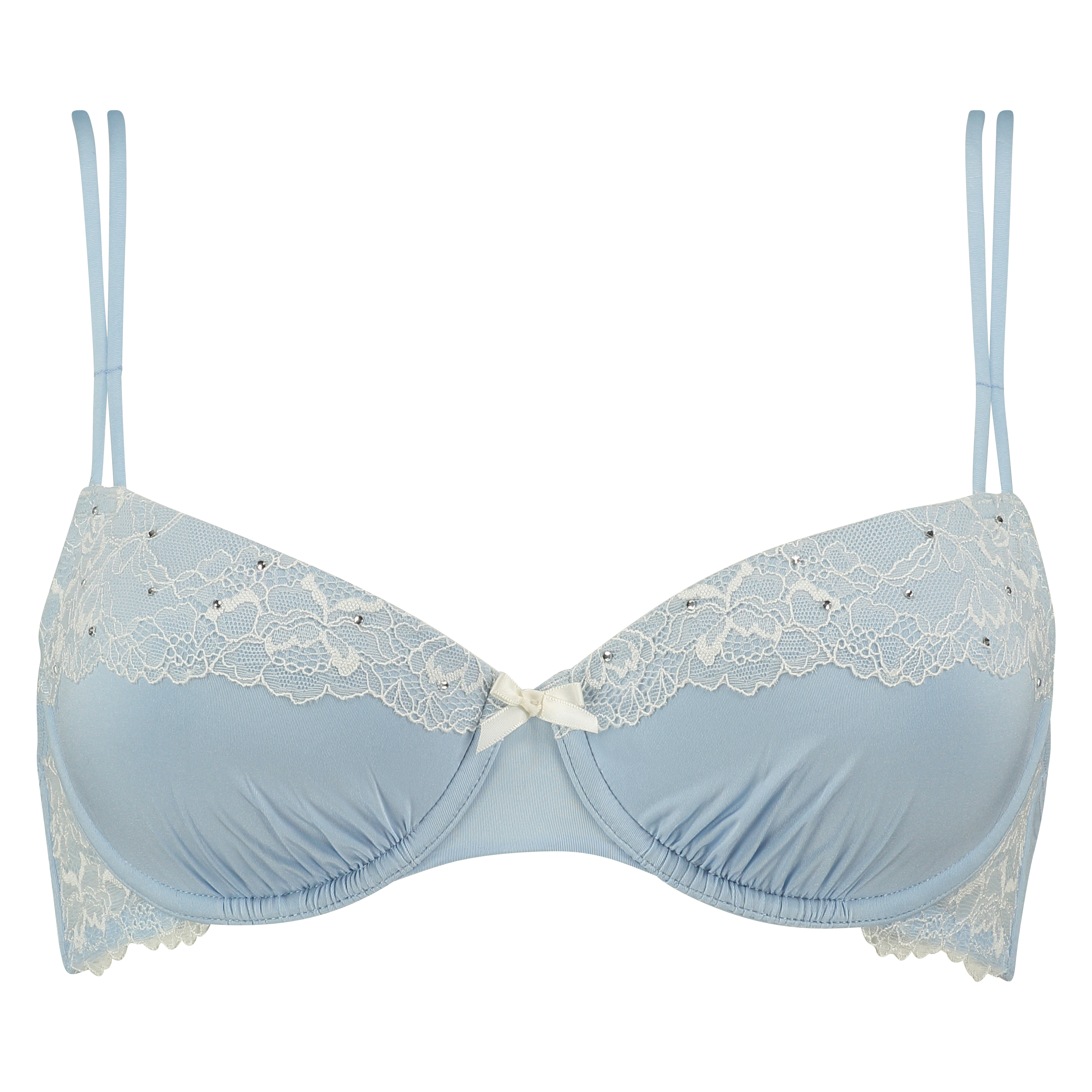 Padded underwired bra Angie, Blue, main