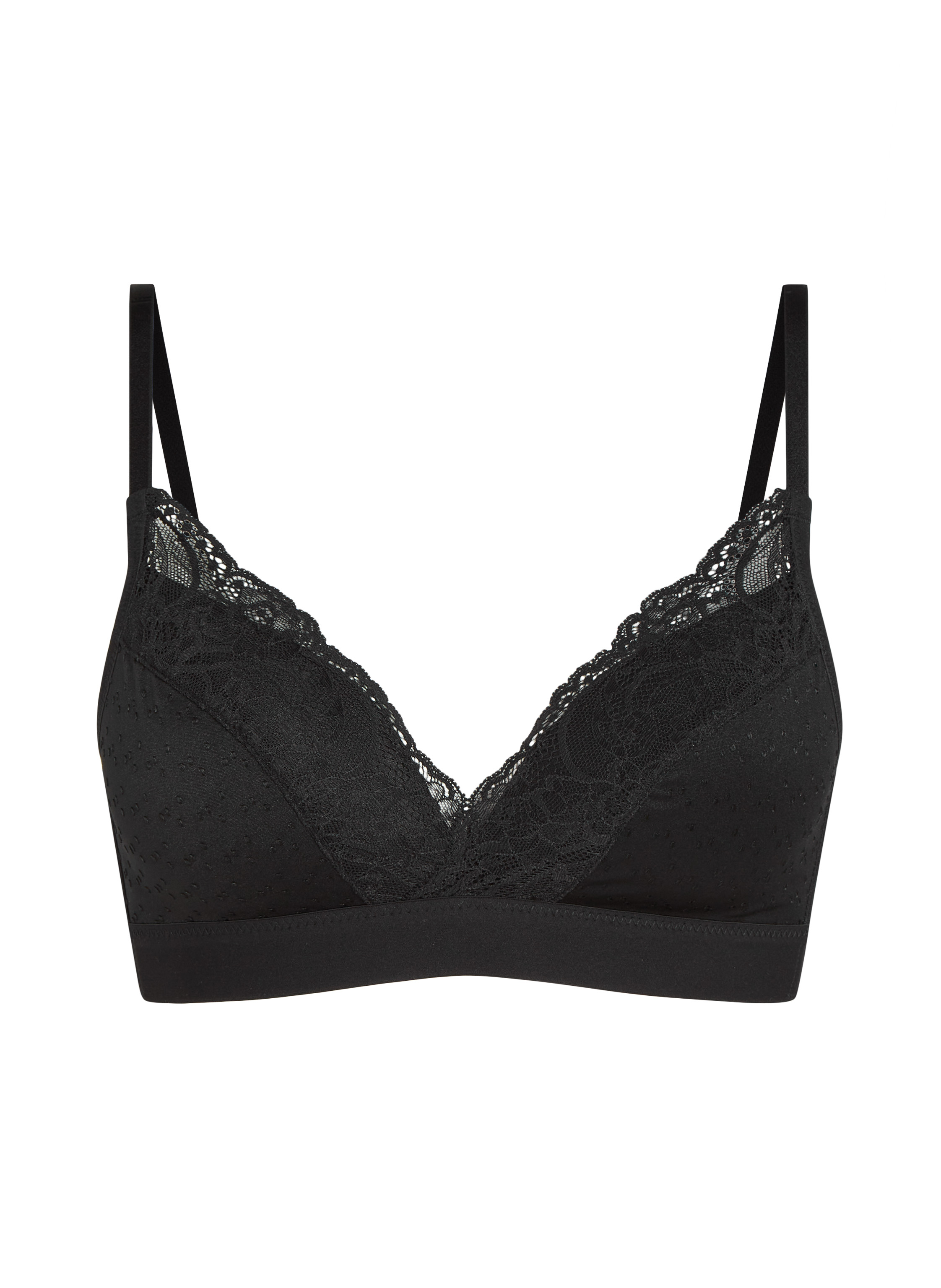 Sophie Padded Non-wired Bra, Black, main
