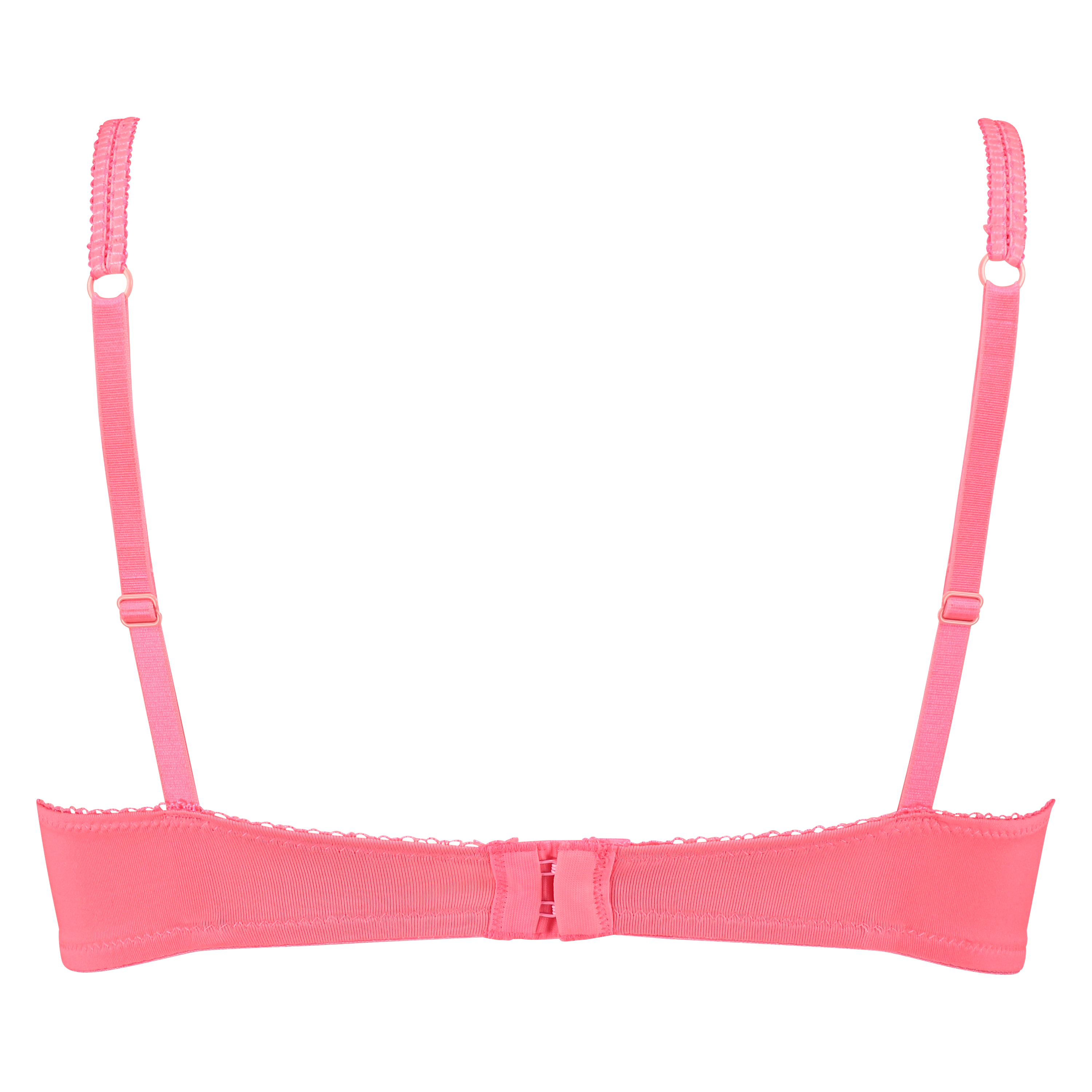 Padded underwired  bra Secret Lace contrast, Pink, main
