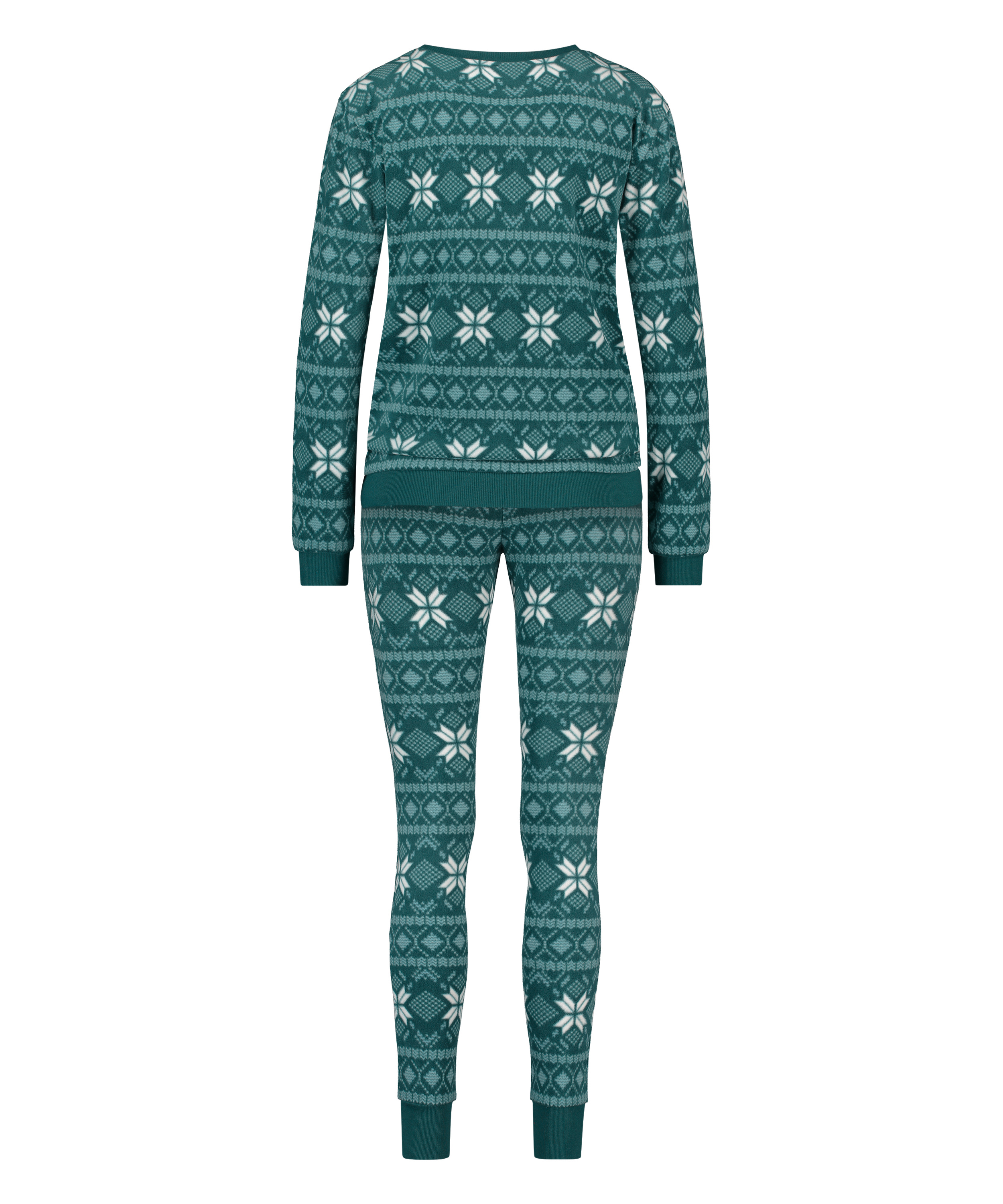 Fleece Pyjama Set, Blue, main