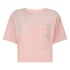 Top Velours Pocket, Pink