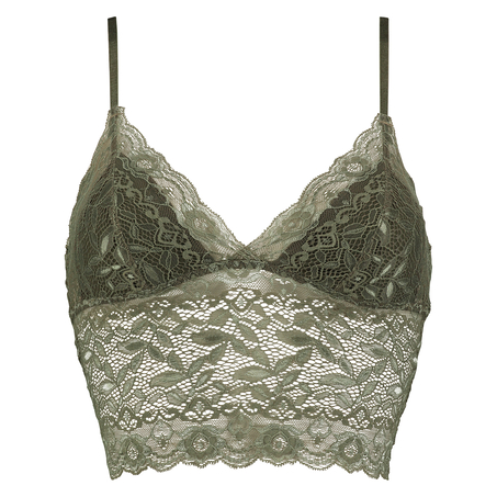 Bralette longline Fancy, Green
