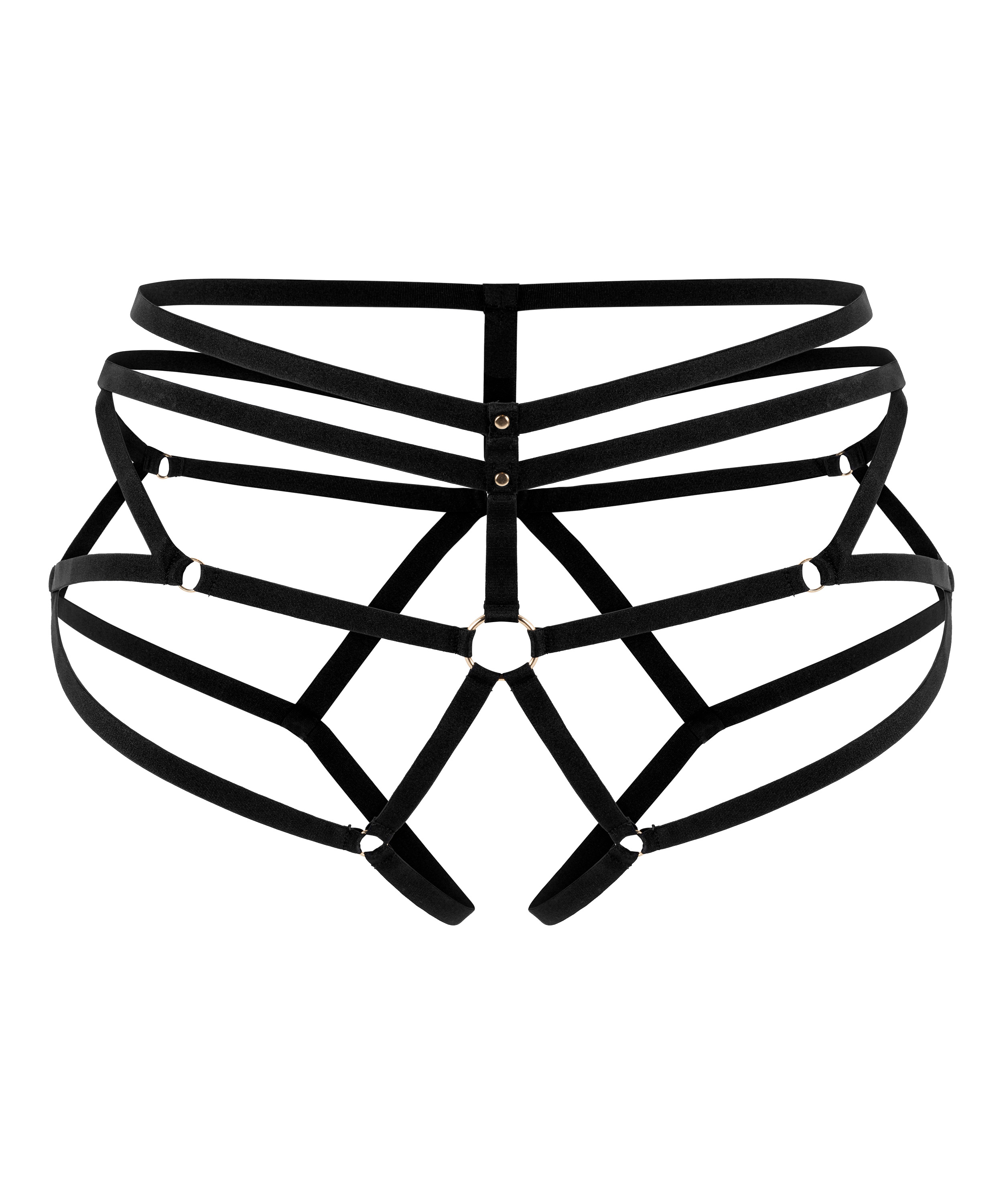 Elastic Open Brief, Black, main