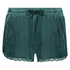 Velvet Lace Shorts, Green