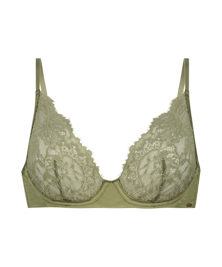 Cecile Non-Padded Underwired Bra, Green