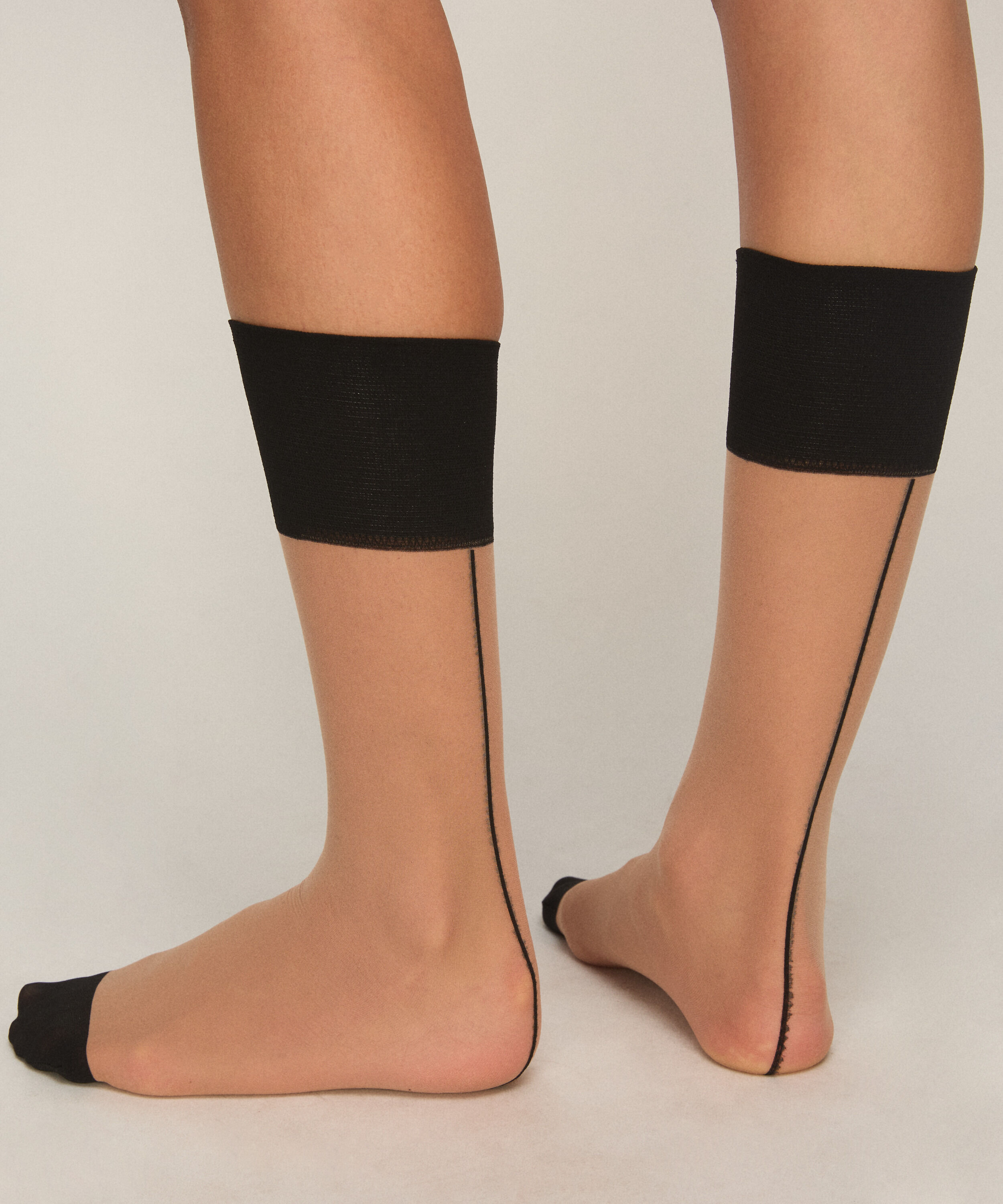 Sheer Socks Back Seam