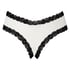 V-Shaped Microfibre Brazilian, White