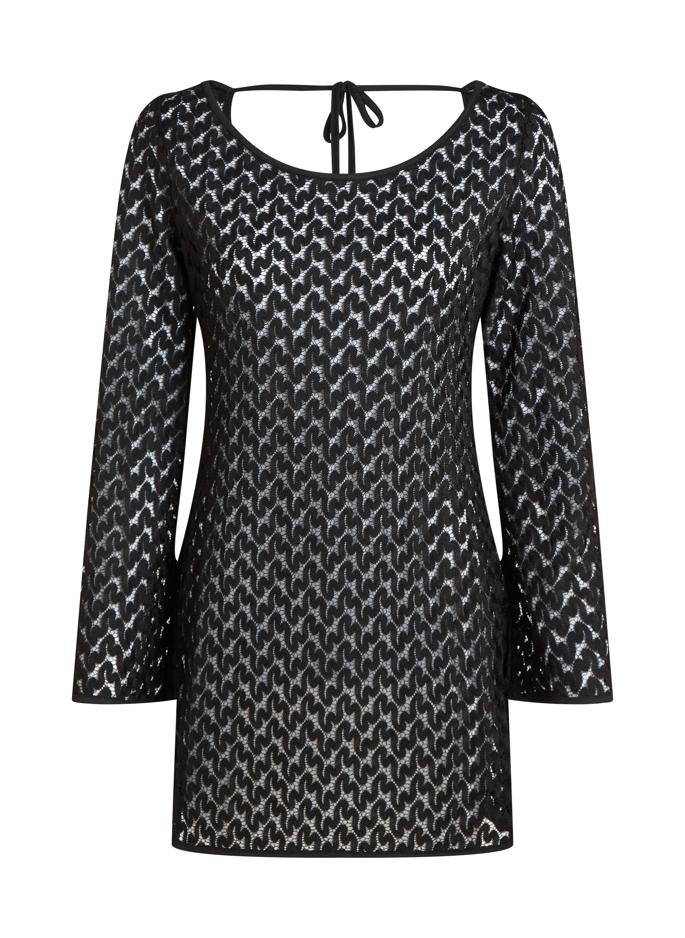 Beach Crochet Dress, Black