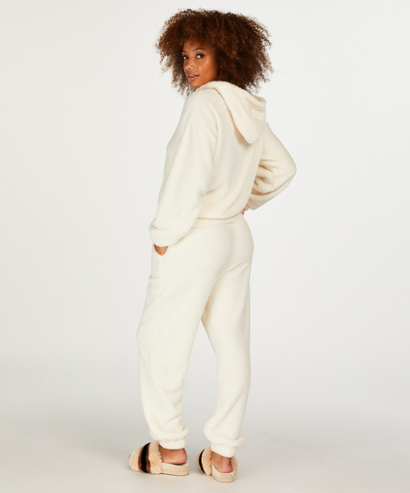 Snuggle Hoodie Fleece, White