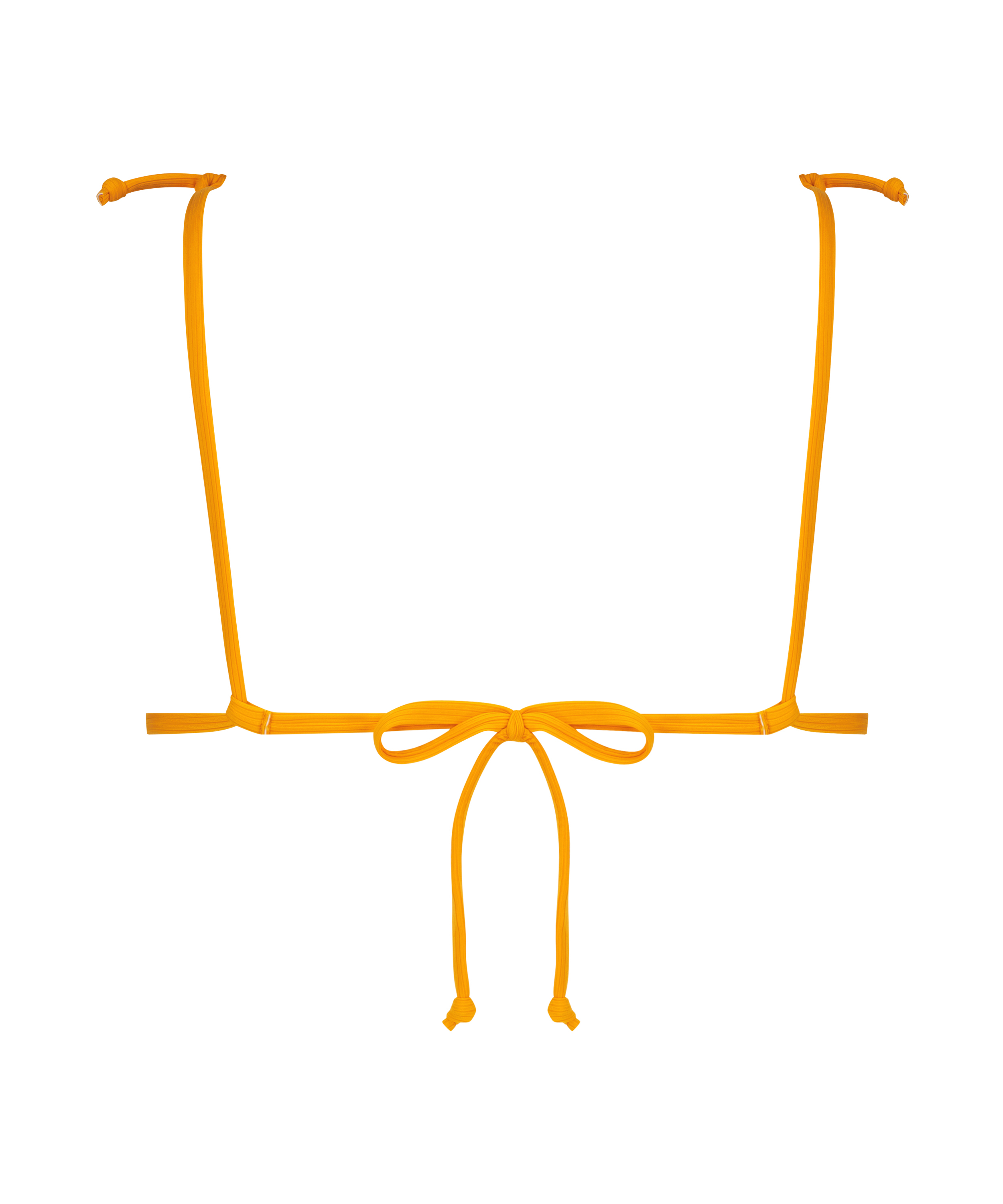 Texture Triangle Bikini Top, Black, main