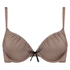 Padded underwired push-up bra Giselle, Brown