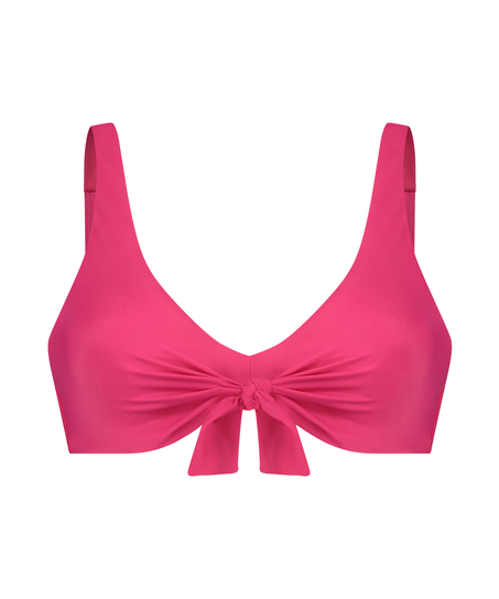 Luxe non-padded bikini top, Pink