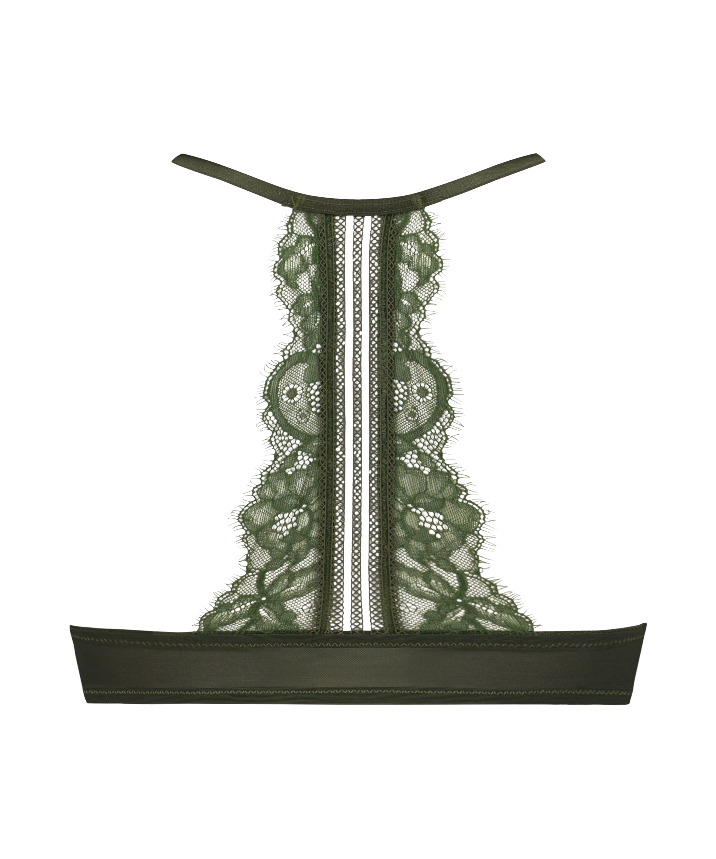 Saffron Padded Underwired Push-Up Bra, Green, main