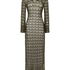Crochet Maxi Dress, Green