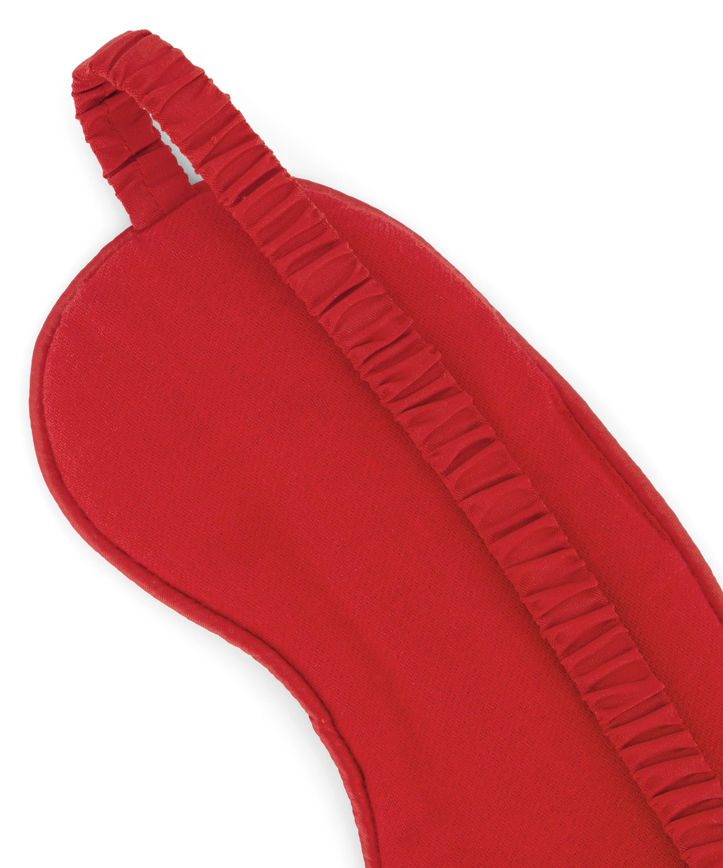 Flannel Sleeping Mask, Red, main