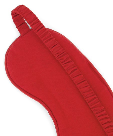 Flannel Sleeping Mask, Red