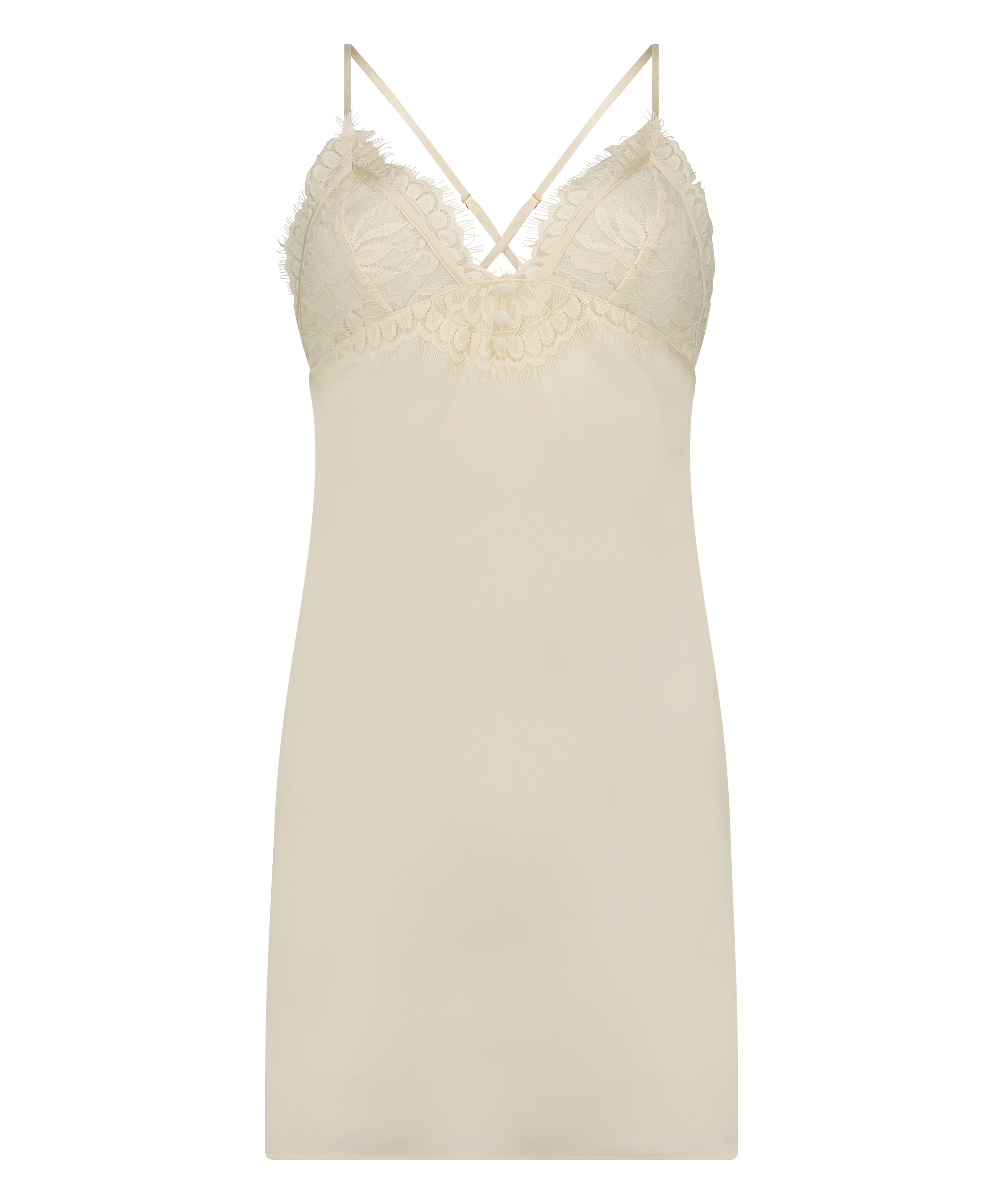 Zara Slip Dress, White, main