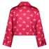 Satin Long-Sleeved Jacket, Red