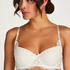 Daisy Padded Underwired Bra, White