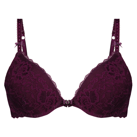 Maya Padded Underwired Push-Up Bra, Purple