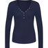 Long-Sleeved Pyjama Top, Blue