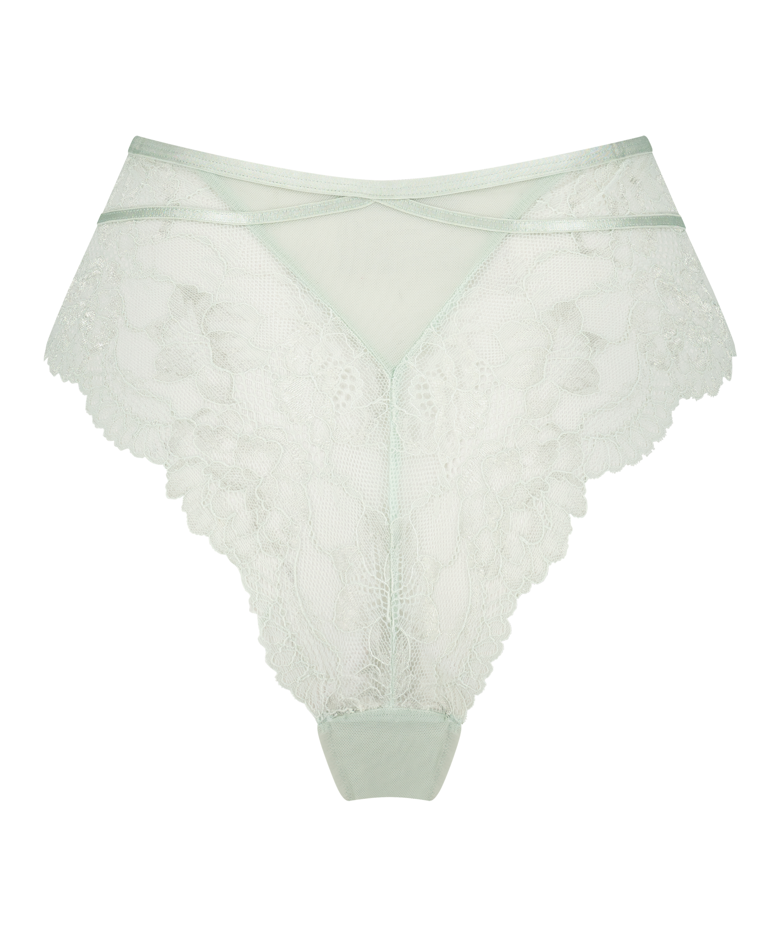 Meghan High Brazilian Knickers, Green, main
