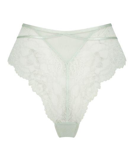 Meghan High Brazilian Knickers, Green