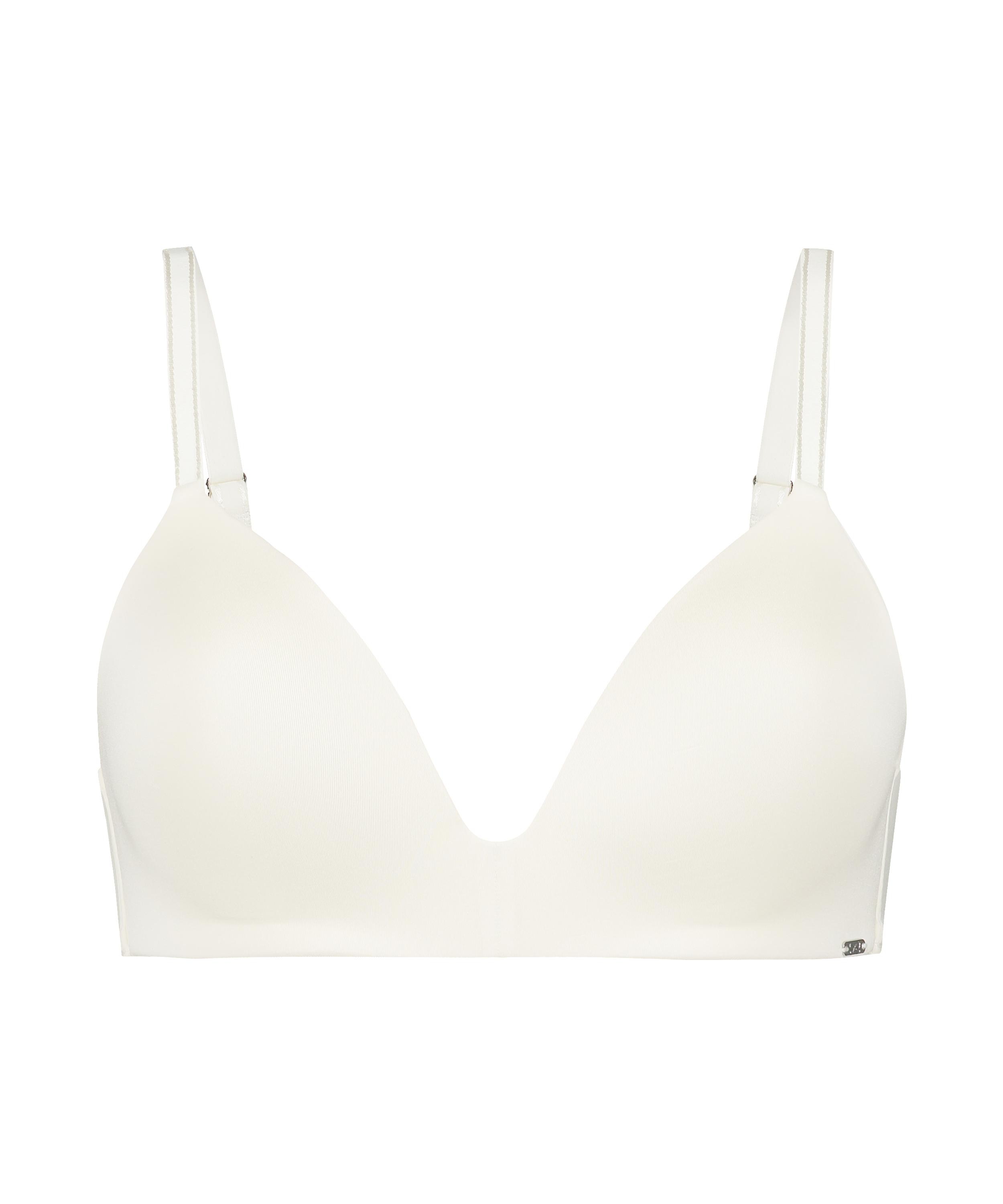 Mona Padded Non-wired Bra, White, main
