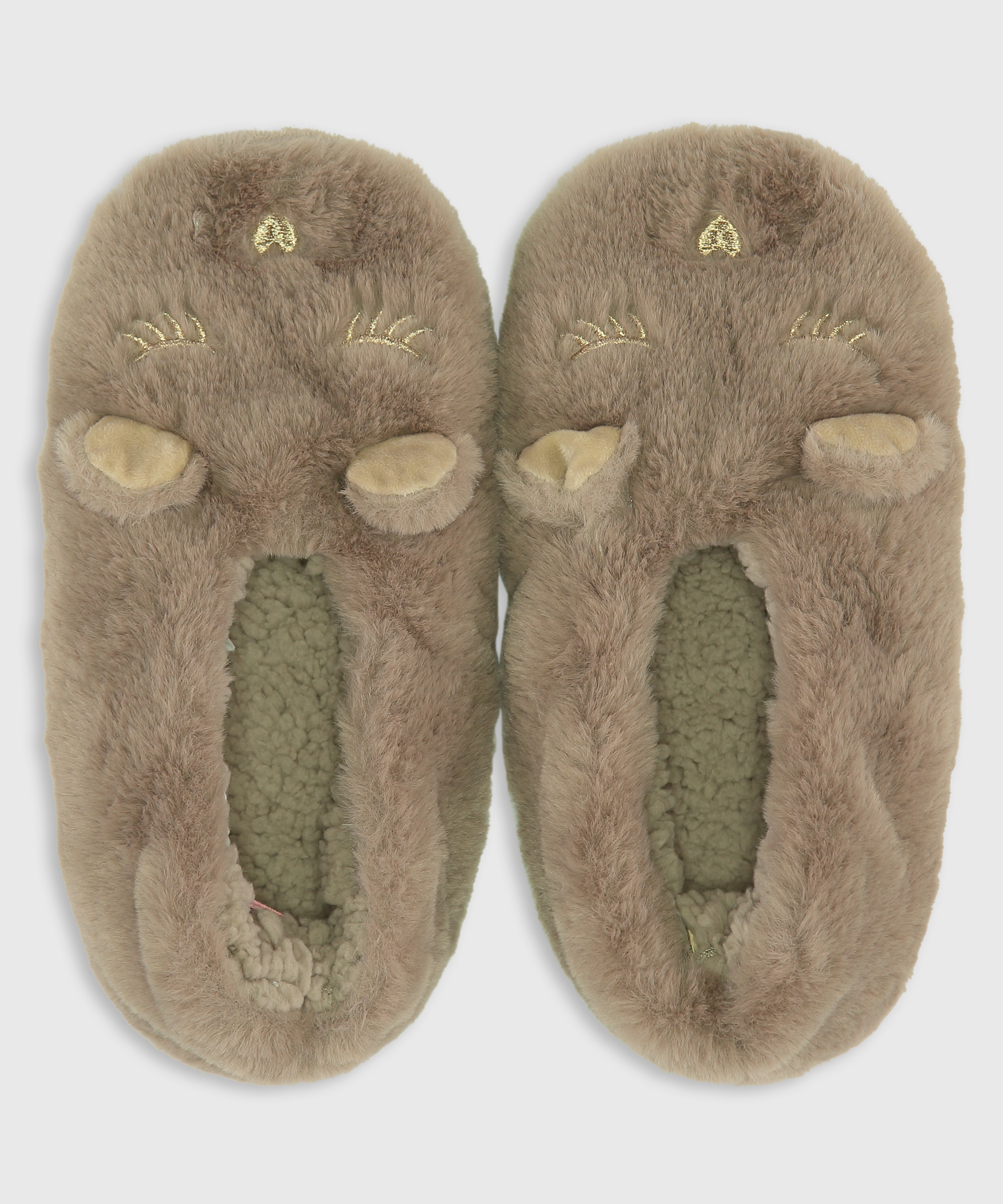 Ballerina slippers, Brown, main