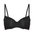 Angie Padded Underwired Bra, Black