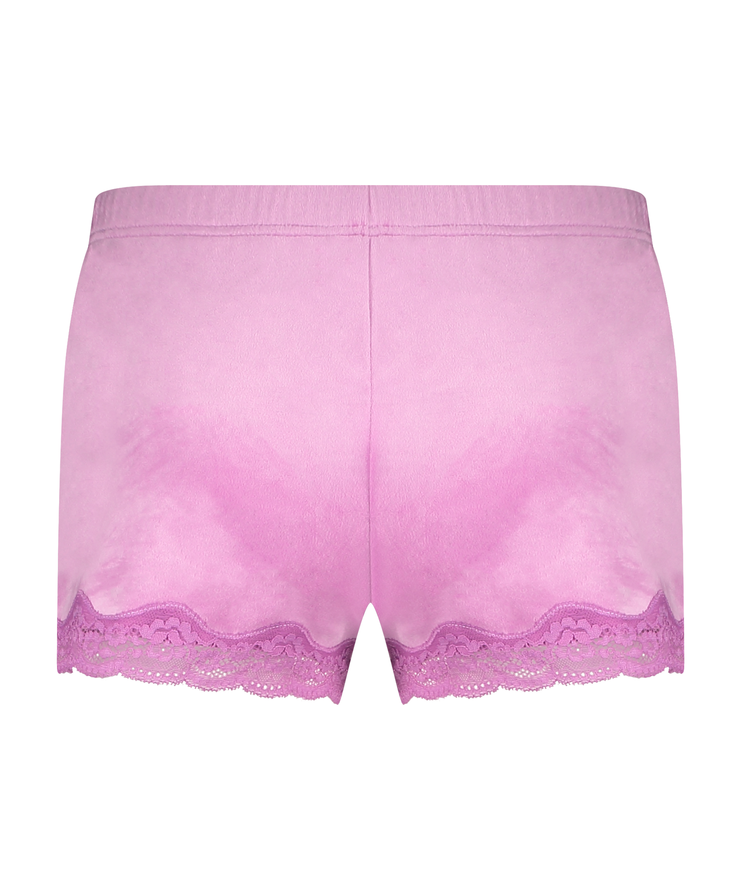 Velvet lace shorts, Pink, main