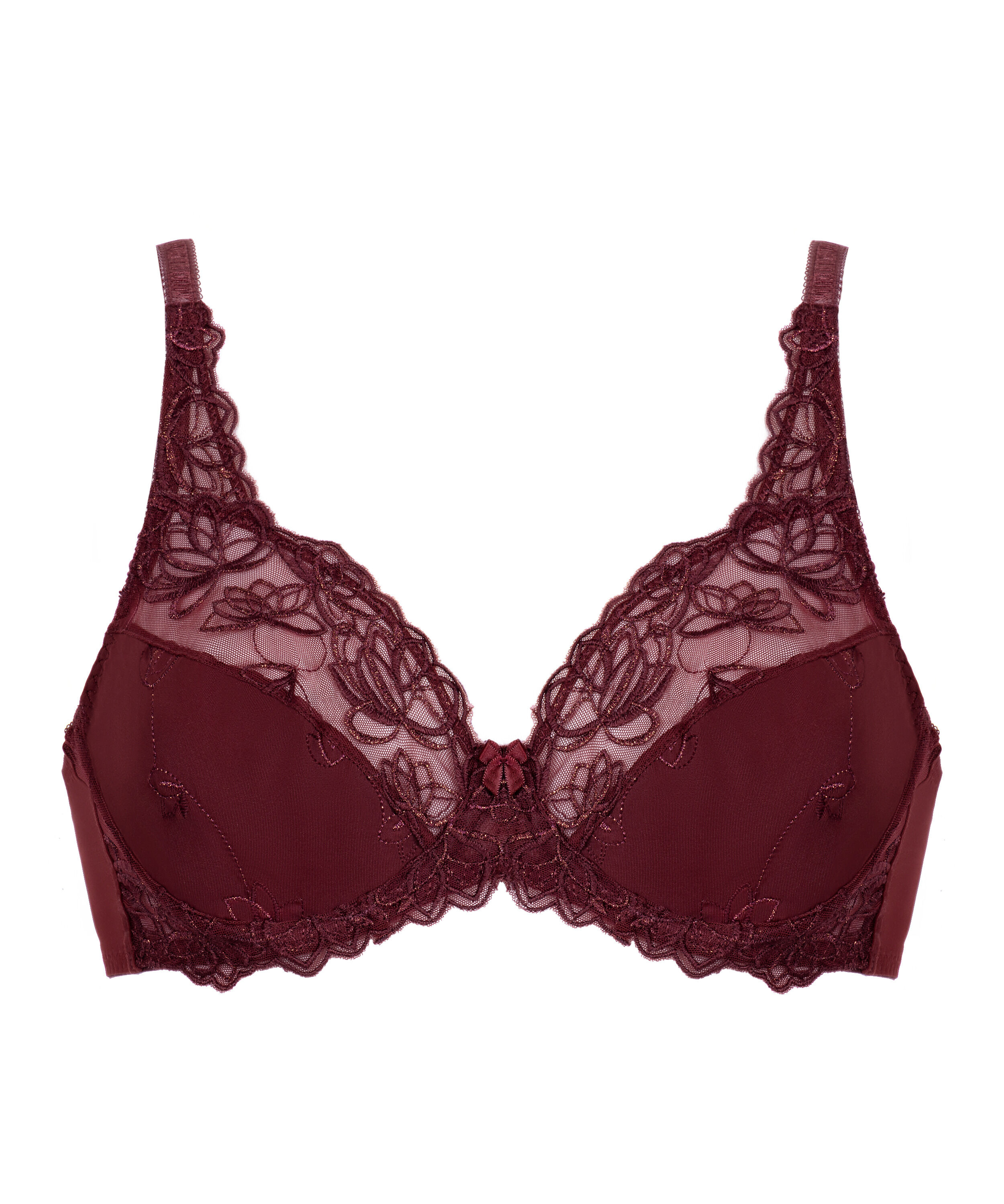 Diva Non-Padded Underwired Bra, Red