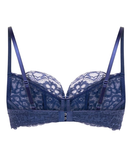 Marine Non-Padded Underwired Bra, Blue