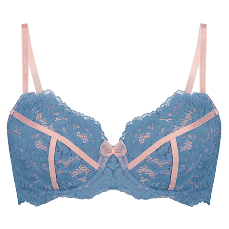 Millie Padded Underwired Bra, Blue
