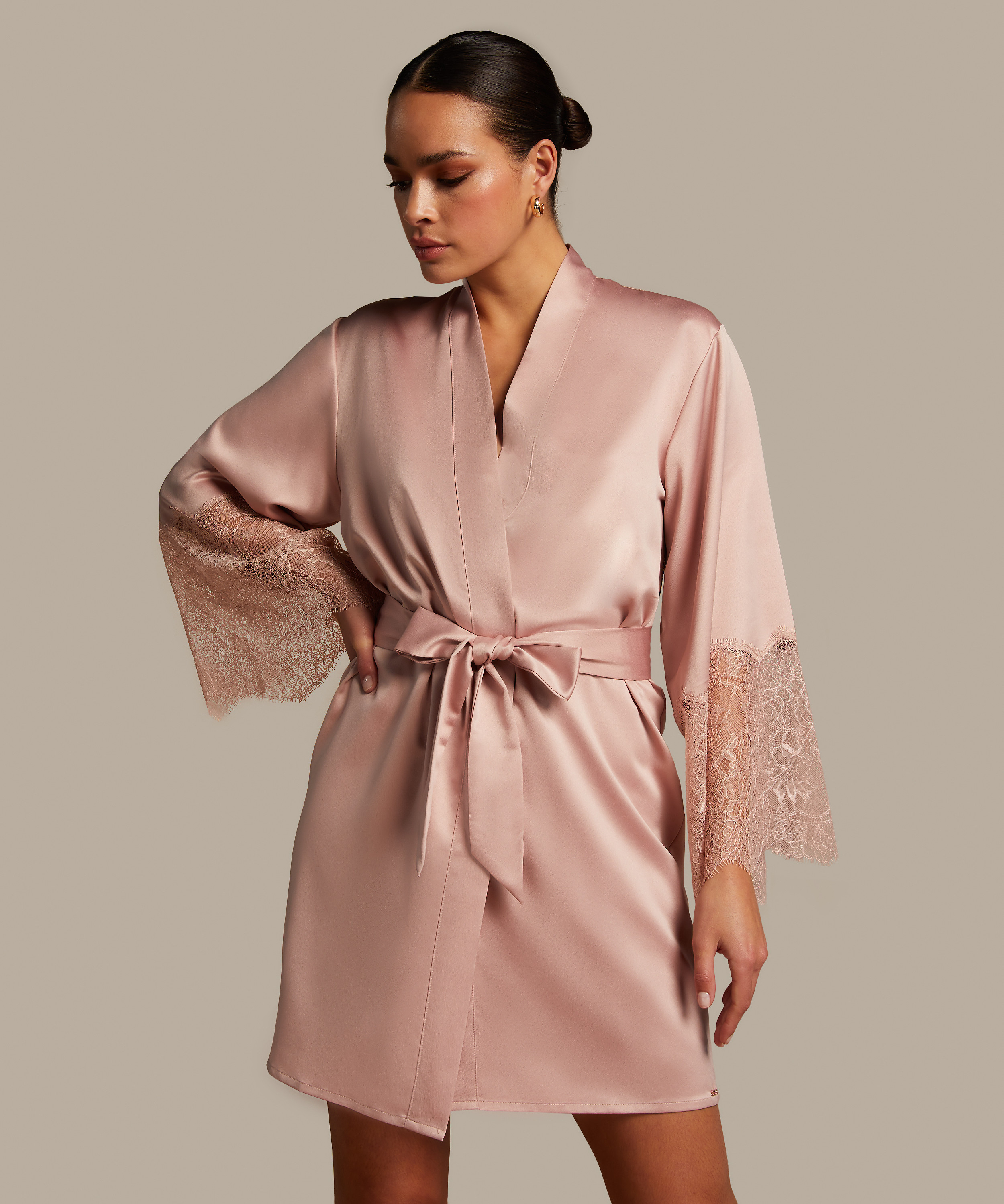 Camille Kimono, Pink, main
