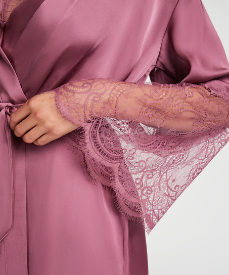 Satin Kimono, Purple