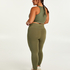 HKMX High Waisted Seamless Sports Legging, Green