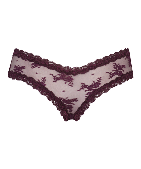 V-shape Mesh Brazilian, Purple