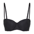 Jane Padded Underwired Strapless Bra, Black