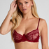 Isabelle Non-Padded Underwired Bra, Red